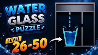 Water Glass Puzzle | Leave 26 to Level 50 | Brain Training-Logic Puzzles | ⛲ #brain #viral  screenshot 3