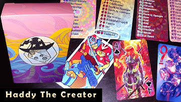 Unboxing Custom Illustrated Playing-Cards