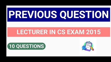 Kerala PSC | Polytechnic Lecturer - Computer Science | Previous Questions | MCQ 2