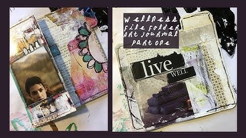Wellness Art Journal File Folders