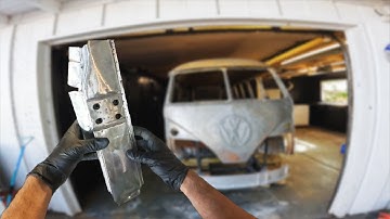 Fabricating a VW Bus Hinge Pillar