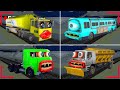 There's Horror Secret Place Compilations Truck Eater vs Bus Eater vs Tractor😱SAKURA SCHOOL SIMULATOR