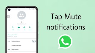 Muting Group Notifications || whatsapp screenshot 5
