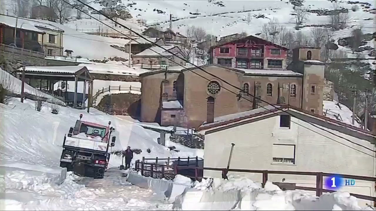 Tresviso en Cantabria - un mes incomunicados por la nieve