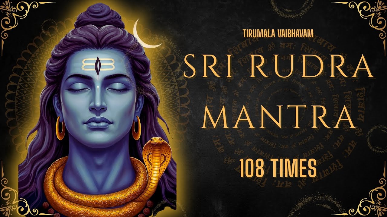 Powerful 108  times Rudra Mantra Chanting | Lord Shiva's Divine Blessings | Spiritual Awakening