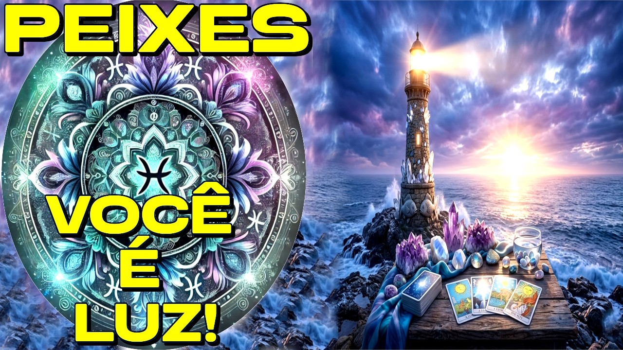 PEIXES♓ - MENSAGEM SURPRESA VAI TE DEIXAR MUITO FELIZ! VOCÊ É UM FAROL DE LUZ!