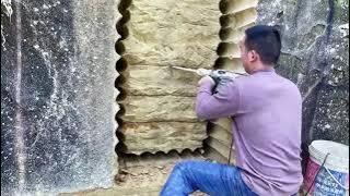 CAVE HOUSE: Man Drills a Hole in a Mountain and Turns it Into an Amazing Place to Live