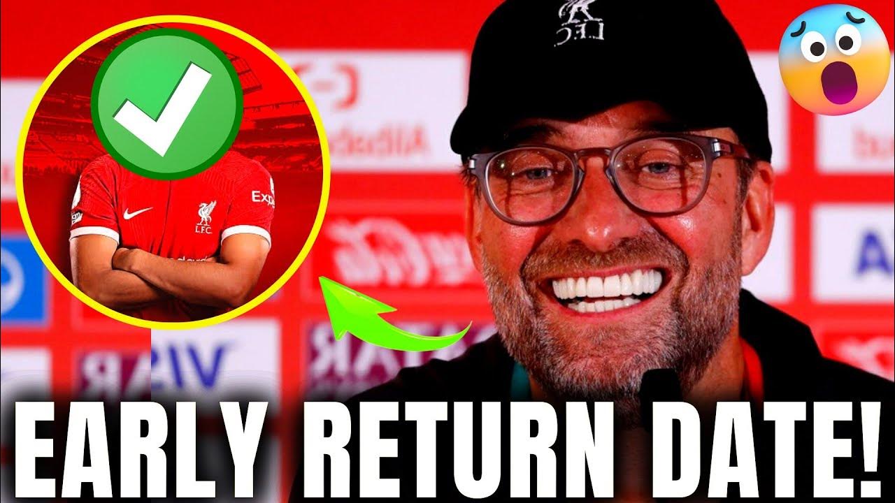 BOMBSHELL AT LIVERPOOL! The Anticipated Date for the Return of the