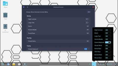 Enabling On Screen Keyboard In Zorin OS