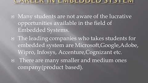 Learn Embedded Systems Course Training