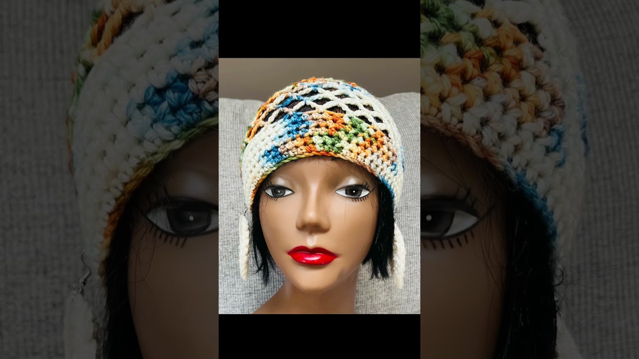 Crochet Mesh Hat 