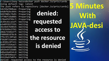 denied:requested access to the resource is denied || docker push quick solution