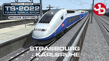 Train Simulator 2022 Deluxe Edition | Using the TGV on Karlsruhe route add-on 1440p 60fps