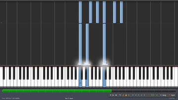 Czerny Exercise 10 from Practical Method for Beginners at 70BPM in Synthesia