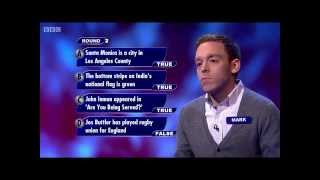 Mark Naylor On perfection Tv Quiz Show