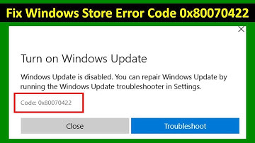 How to Fix Windows Store Error Code 0x80070422 in Windows 11