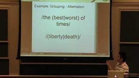 Introduction to Regular Expressions Part 3