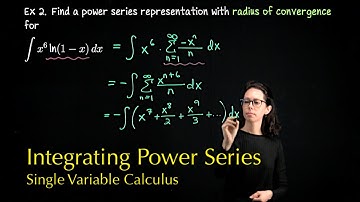 Integrating Power Series, Single Variable Calculus