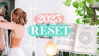 RESET WITH ME FOR 2023 » closet declutter, new bullet journal, & year-end prompts