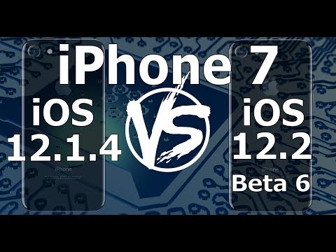 Speed Test : iOS 12.3 Final on iPhone 7 vs iOS 12.2 (Build 16F156). 