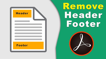 How to Remove Header and Footer from PDF using adobe acrobat pro 2017