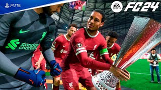 FC 24 Ливерпуль - Байер Лига Европы 🏆 Финал [PS5 Slim] Полный Матча