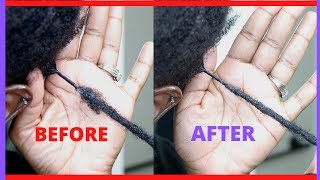 How To Do THE  BEST SELF RETWIST On Your Locs | Frizzy Loc Control