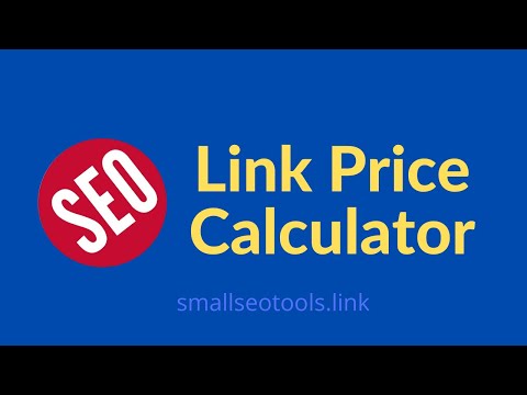 How to Value My Websites - Calculate Your Link  Price | Smallseotools