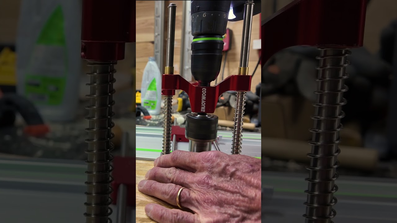 NEW TOOL - Enjoywood Track Saw Drill Press