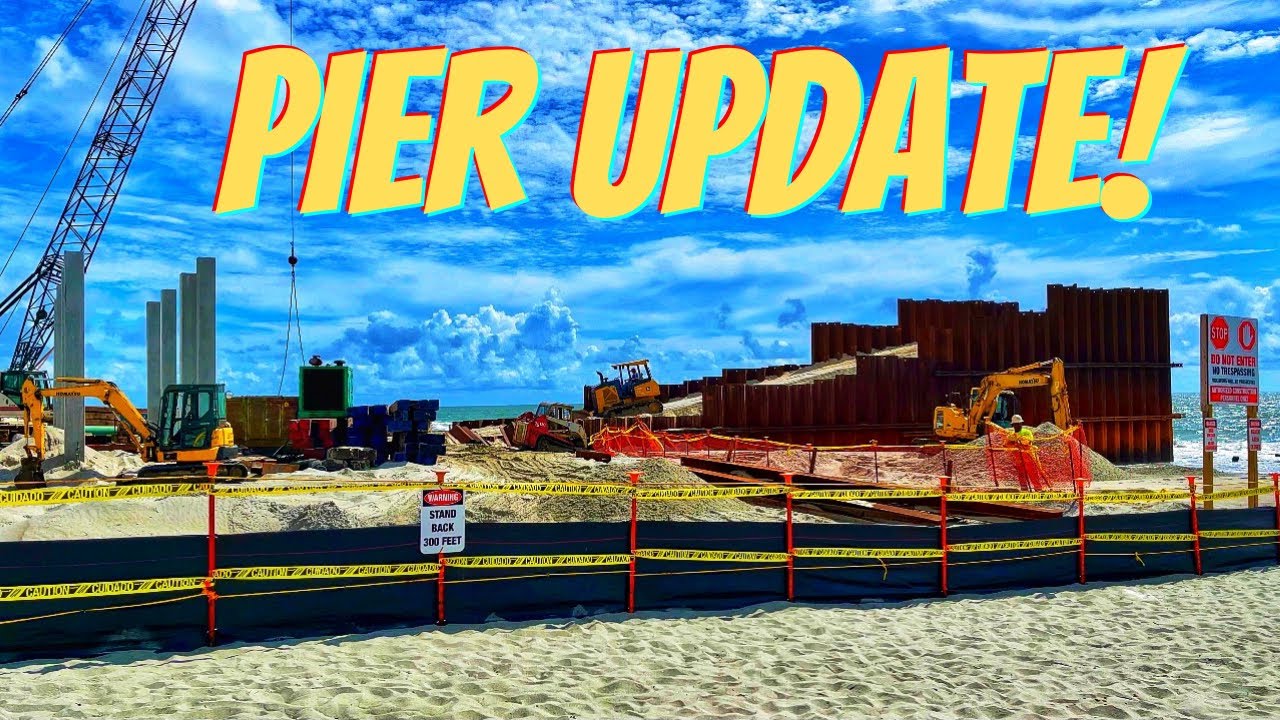 Surfside Pier Construction Update August 2021 - Surfside Beach, SC ...