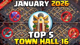 TOP 5! NEW BEST Town Hall 16 (TH16) Base Layout + Copy Link 2026 | TH16 War Base | Clash of Clans  screenshot 4
