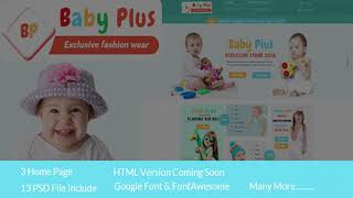 BabyPlus eCommerce HTML Template | Themeforest Website Templates and Themes
