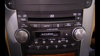 Acura TL Radio Code Instructions | Step-by-Step Unlock Guide