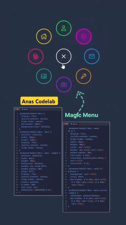 Different Types Of CSS Html & Javascript Manu Design #coding #html5 # ... image.