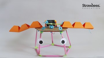 Make a Light Sensing Plant (micro:bit) by Strawbees