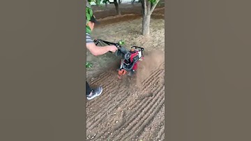 Mini Tiller Machine in Action | Powerful Farming Tool for Easy Soil Preparation part 909