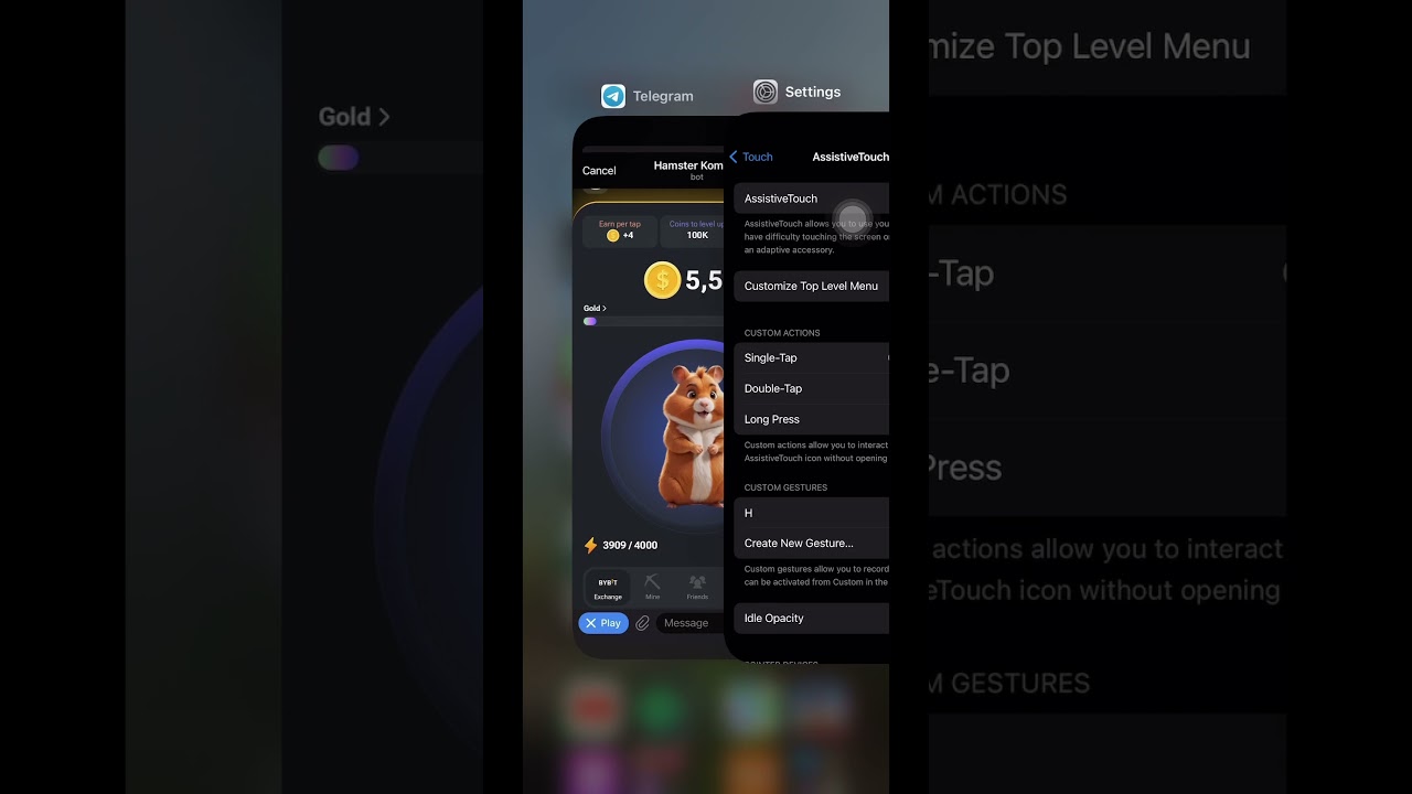 How To Use iPhone Auto Click To HAMSTER KOMBAT / MINE TAPSWAP