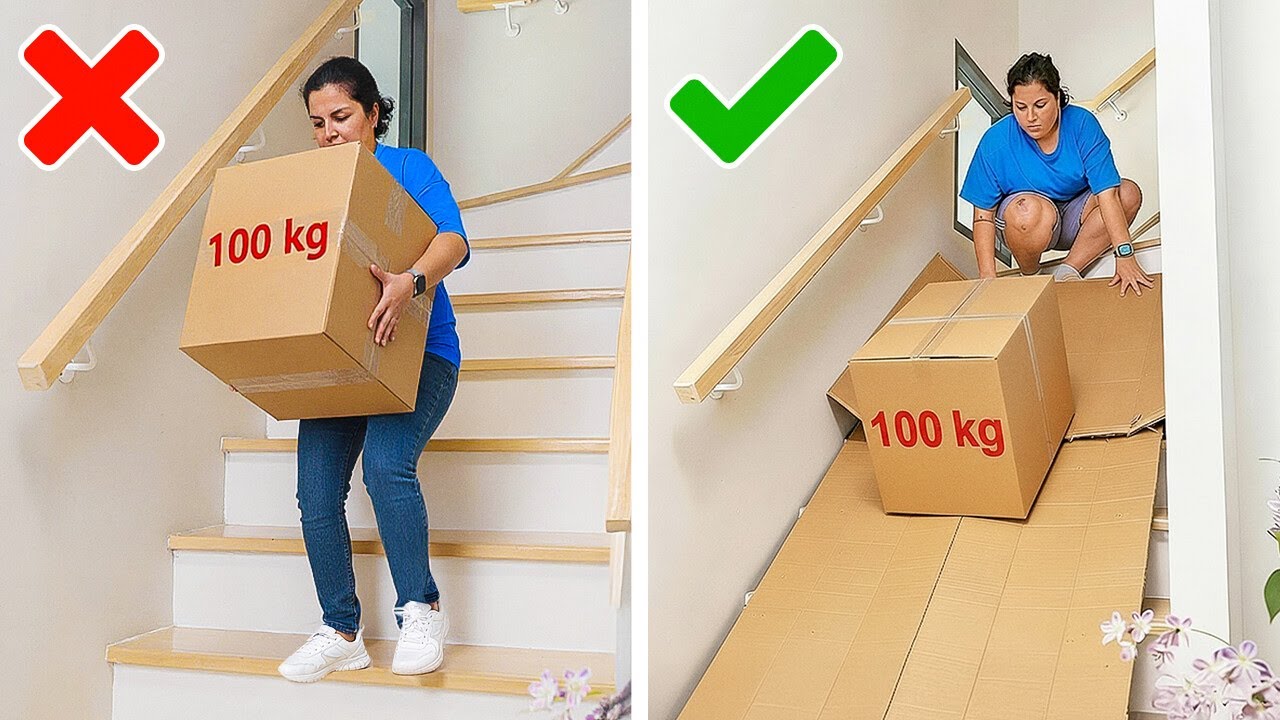 🚚 Cómo Moverse Rápido Y Sin Estrés 🏠 Trucos Geniales De Organización 📦