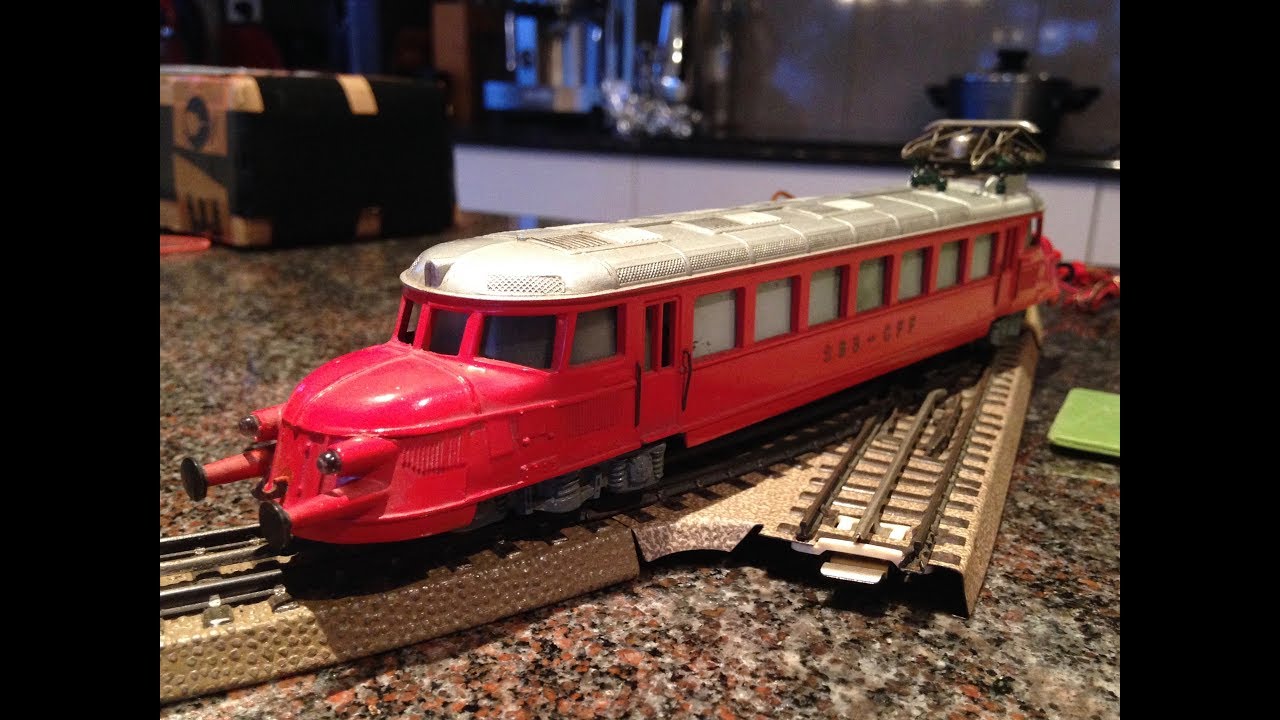 Märklin H0 - HAG RCe 2/4 SBB Roter Pfeil 1. Version 1955-58 - YouTube