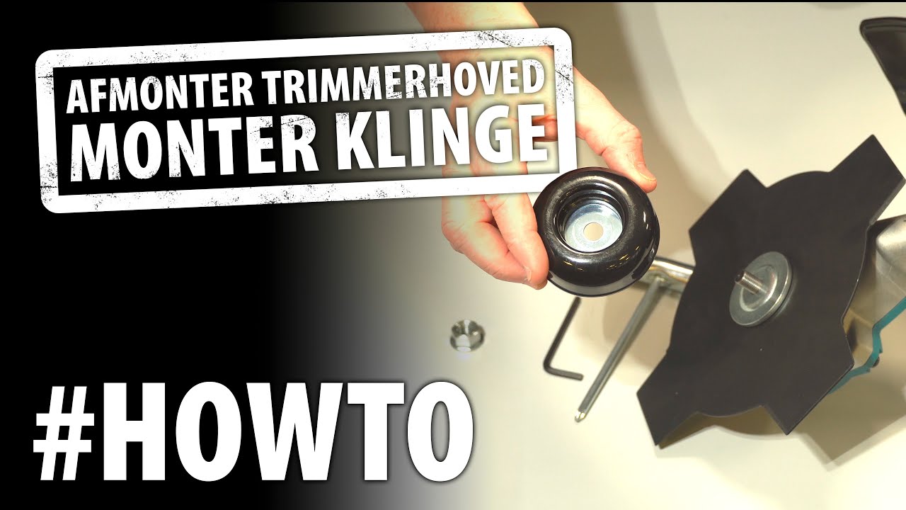 Buskrydder trimmerhoved/klinge - YouTube