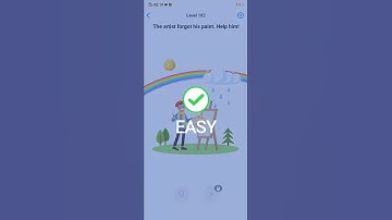 Easy game level 182 The artist forgot his paint Help him Walkthrough