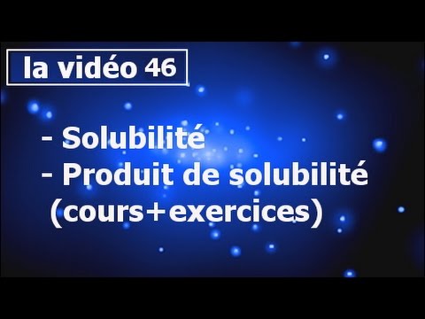 Vidéo: Différence Entre Le Produit Ionique Et Le Produit De Solubilité