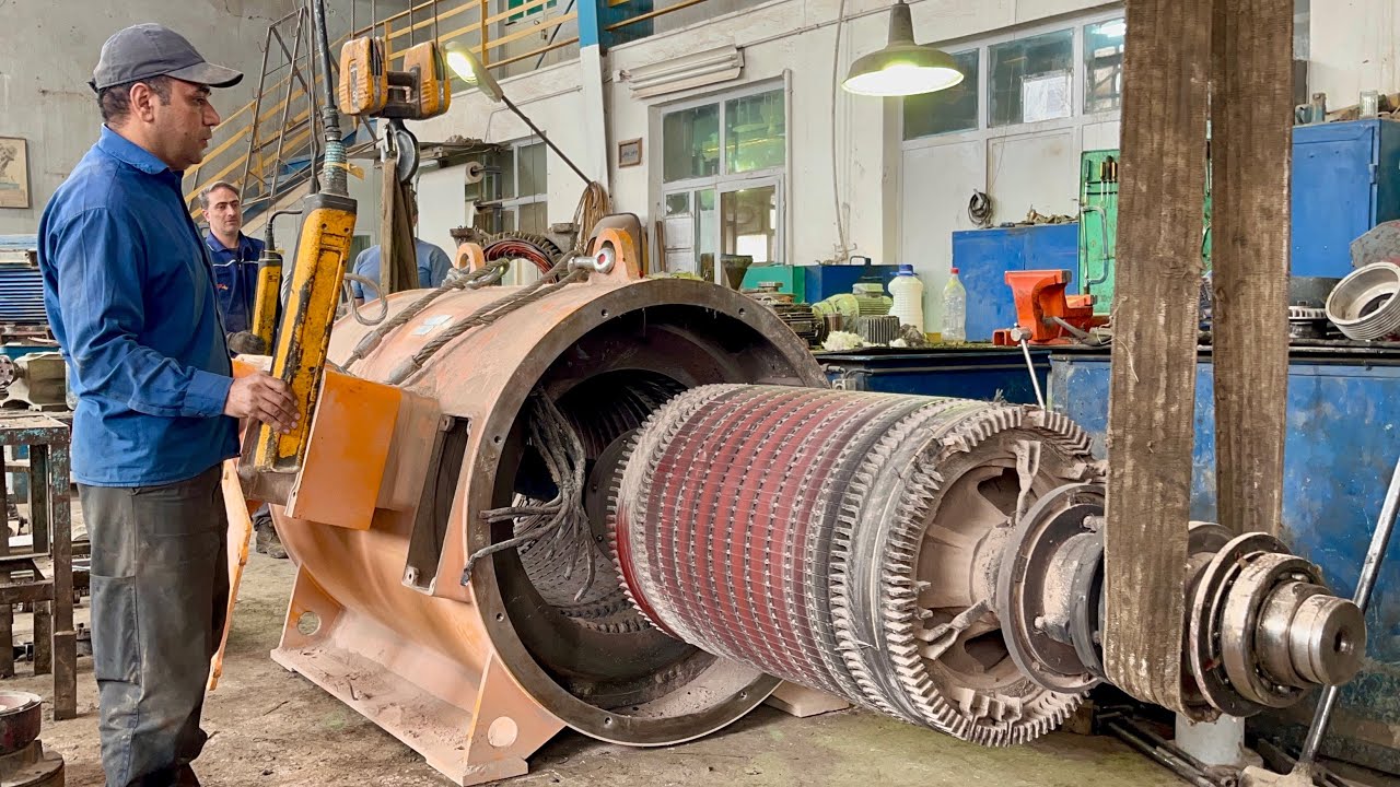 От монстра к детали: разборка электродвигателя Siemens мощностью 1600 кВт