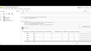 One Hot Categorical to Numerical Encoder