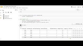 One Hot Categorical to Numerical Encoder