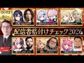 【相方応援部屋＆A/B/C部屋視点】配信者格付けチェック2026【ぶいすぽ激ロー】