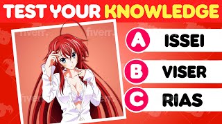 Highschool Dxd, How Well Do You Actually Know It