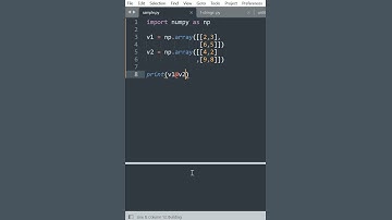 DO YOU KNOW THIS operator in Python - used for matrix multiplication #shorts #shortvideo #short
