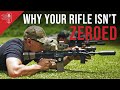 Why your rifle isnt zeroed  how to properly zero your rifle  travis haley