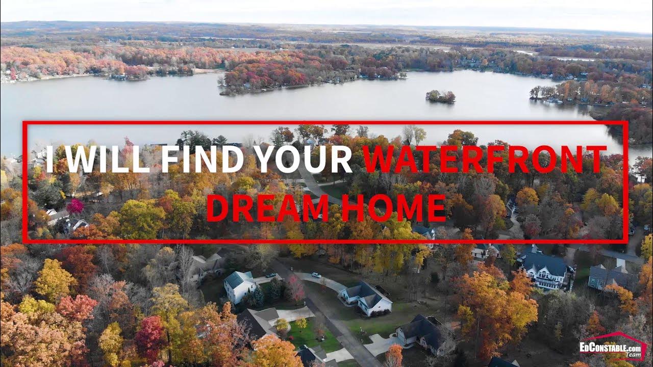Living on Lobdell Lake in Michigan Waterfront Homes For Sale